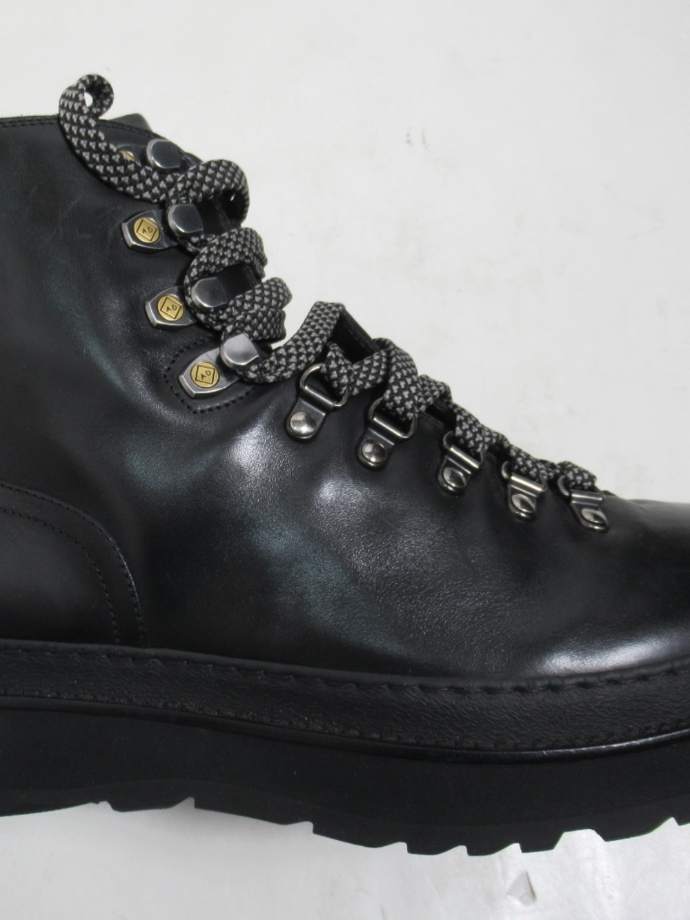 Dunhill Men's Traverse Leather Boots Black Size 11 US M / 10 UK / 44 EU